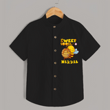 Add a Touch of Whimsy to Their Wardrobe With Our "Sweet Tooth" Casual Shirts - BLACK - 0 - 6 Months Old (Chest 21")