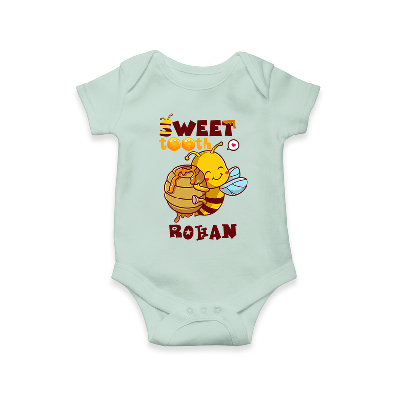 Add a Touch of Whimsy to Their Wardrobe With Our "Sweet Tooth" Casual Romper - MINT GREEN - 0 - 3 Months Old (Chest 16")