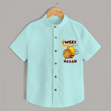 Add a Touch of Whimsy to Their Wardrobe With Our "Sweet Tooth" Casual Shirts - ARCTIC BLUE - 0 - 6 Months Old (Chest 21")