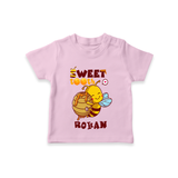 Add a Touch of Whimsy to Their Wardrobe With Our "Sweet Tooth" Casual T-Shirts - PINK - 0 - 5 Months Old (Chest 17")