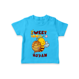 Add a Touch of Whimsy to Their Wardrobe With Our "Sweet Tooth" Casual T-Shirts - SKY BLUE - 0 - 5 Months Old (Chest 17")