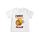 Add a Touch of Whimsy to Their Wardrobe With Our "Sweet Tooth" Casual T-Shirts - WHITE - 0 - 5 Months Old (Chest 17")