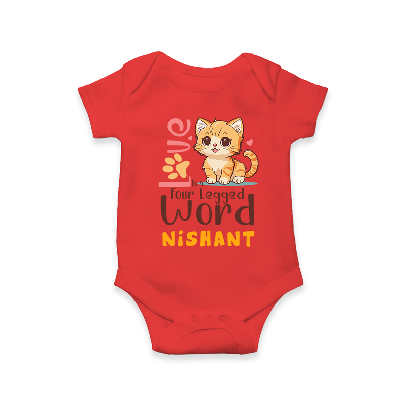 Refresh Your Sons Wardrobe With "Love is a Four Legged Word" Casual Romper