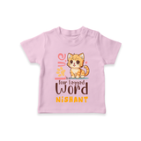 Refresh Your Sons Wardrobe With "Love is a Four Legged Word" Casual T-Shirts - PINK - 0 - 5 Months Old (Chest 17")