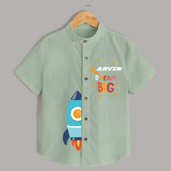 Dream Big Shirt | Custom Shirt for Little Dreamers - MINT GREEN - 0 - 6 Months Old (Chest 23")
