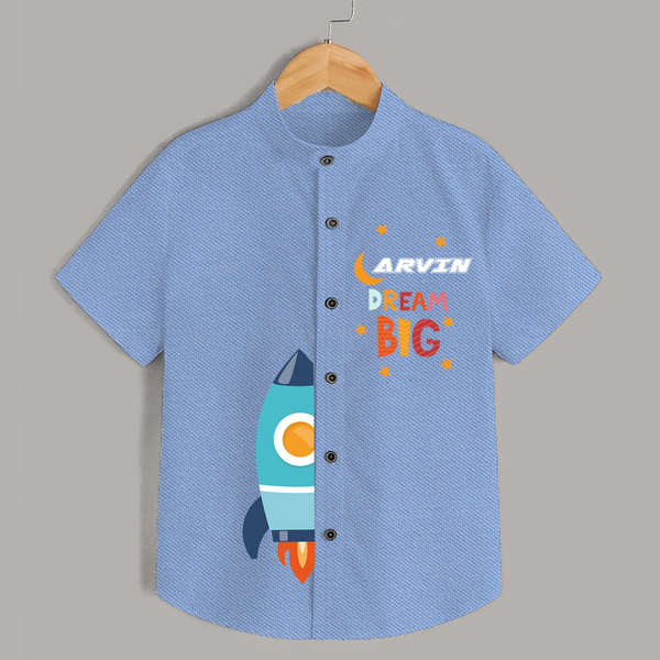 Dream Big Shirt | Custom Shirt for Little Dreamers - SKY BLUE - 0 - 6 Months Old (Chest 23")