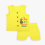 One In A Melon - Watermelon Fun Jabla Set For Babies - YELLOW - 0 - 3 Months Old (Chest 9.8")