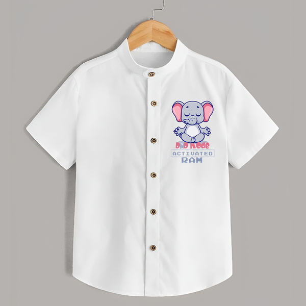 DND Mode Activated Shirt | Custom Baby Shirt for Little Introverts - WHITE - 0 - 6 Months Old (Chest 23")