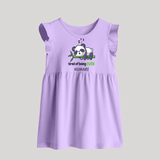 Tired of Being Cute Baby Frock | Custom Baby Frock for Adorable Little Ones - LILAC - 0 - 3 Months Old (Chest 17")