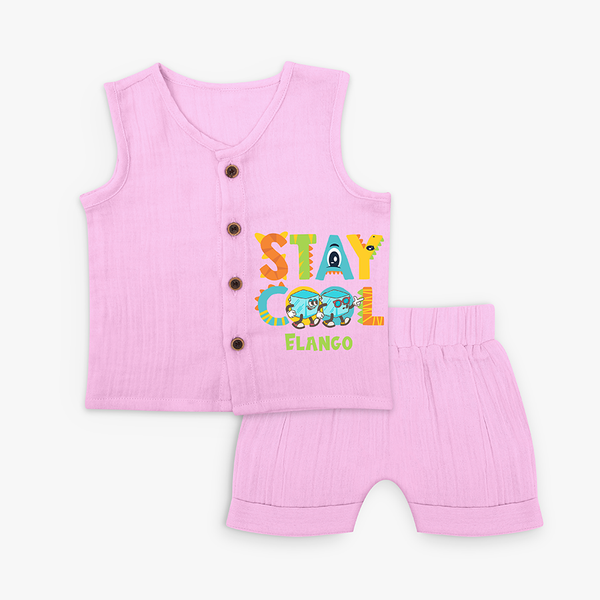 Stay Cool - Be Cool Ice Cube Jabla  Set For Babies - LAVENDER ROSE - 0 - 3 Months Old (Chest 9.8")