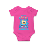 Little Monster Romper/onesie | Personalized Baby Romper/onesie for Playful Kids - HOT PINK - New Born (Chest 14")