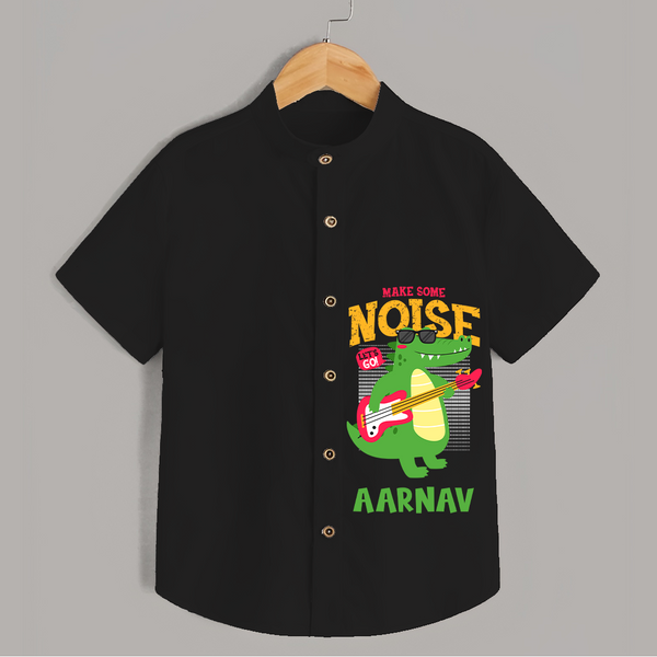 Make Some Noise Shirt | Custom Shirt for Little Noisemakers - BLACK - 0 - 6 Months Old (Chest 23")