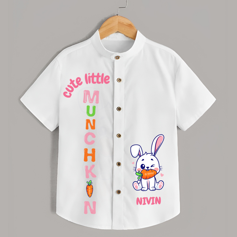 Cute Munchkin Shirt | Personalized Shirt for Adorable Little Ones - WHITE - 0 - 6 Months Old (Chest 23")