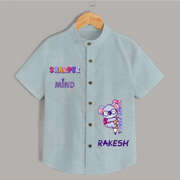 Sharper Mind, Sharp Pencil Shirt | Custom Shirt for Future Scholars - ARCTIC BLUE - 0 - 6 Months Old (Chest 23")