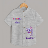 Sharper Mind, Sharp Pencil Shirt | Custom Shirt for Future Scholars - GREY - 0 - 6 Months Old (Chest 23")