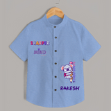 Sharper Mind, Sharp Pencil Shirt | Custom Shirt for Future Scholars - SKY BLUE - 0 - 6 Months Old (Chest 23")