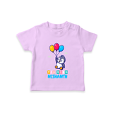 Fly High T-shirt | Personalized Baby T-shirt for Dreamers and Doers - LILAC - 0-5 Months Old (Chest 17")