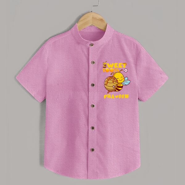 Sweet Tooth Shirt | Custom Baby Shirt for Candy Lovers - BABY PINK - 0 - 6 Months Old (Chest 23")