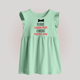 Future Ladies' Man Current Mama's Boy Baby Frock | Personalized BabyFrock for Mama's Boy - MINT GREEN - 0 - 3 Months Old (Chest 17")