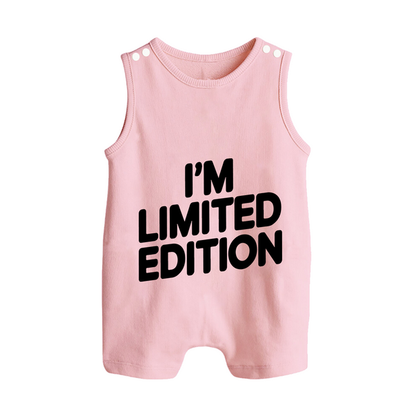I'm Limited Edition Romper Suit | Custom Baby Romper Suit for Your Unique Little One - BABY PINK - 0 - 5 Months Old (Chest 18")