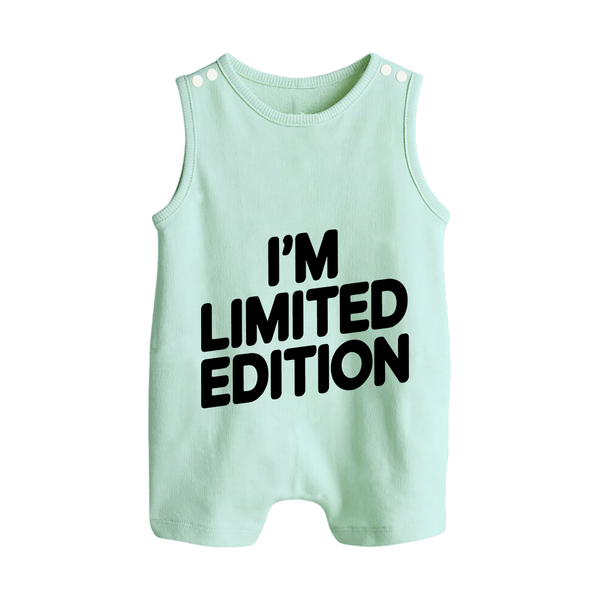 I'm Limited Edition Romper Suit | Custom Baby Romper Suit for Your Unique Little One - MINT GREEN - 0 - 5 Months Old (Chest 18")