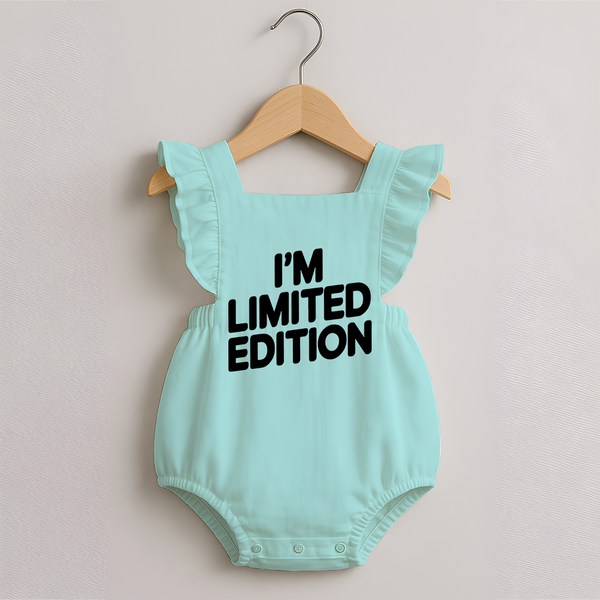 I'm Limited Edition Romper Frock | Custom Baby Romper Frock for Your Unique Little One - MINT GREEN - 0 - 3 Months Old (Chest 19")