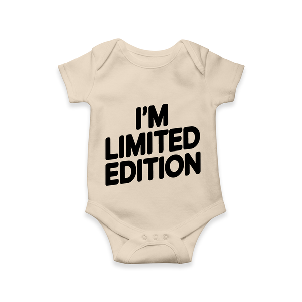 I’m Limited Edition Romper | Custom Baby Romper for Your Unique Little One - IVORY - New Born (Chest 14")