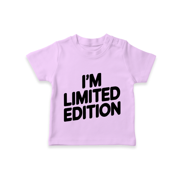 I'm Limited Edition TShirt | Custom Baby TShirt for Your Unique Little One - LILAC - 0-5 Months Old (Chest 17")