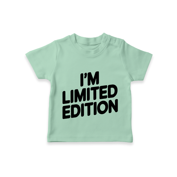 I'm Limited Edition TShirt | Custom Baby TShirt for Your Unique Little One - MINT GREEN - 0-5 Months Old (Chest 17")