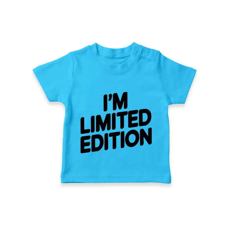 I'm Limited Edition TShirt | Custom Baby TShirt for Your Unique Little One - SKY BLUE - 0-5 Months Old (Chest 17")