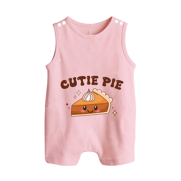 Cutie Pie Romper Suit | Personalized Baby Romper Suit for Your Little Cutie - BABY PINK - 0 - 5 Months Old (Chest 18")