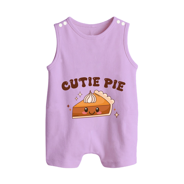 Cutie Pie Romper Suit | Personalized Baby Romper Suit for Your Little Cutie - LILAC - 0 - 5 Months Old (Chest 18")