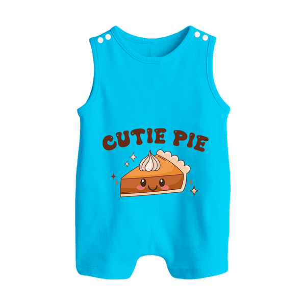 Cutie Pie Romper Suit | Personalized Baby Romper Suit for Your Little Cutie - SKY BLUE - 0 - 5 Months Old (Chest 18")