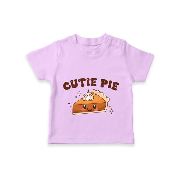 Cutie Pie TShirt | Personalized Baby TShirt for Your Little Cutie - LILAC - 0-5 Months Old (Chest 17")