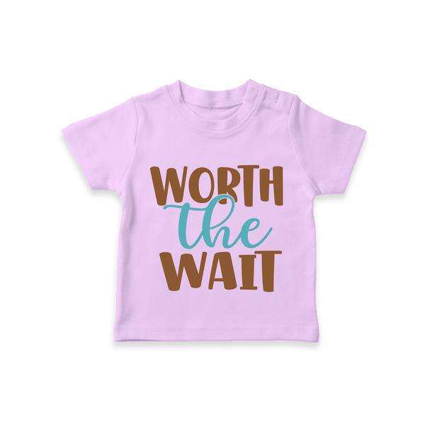 Worth the Wait TShirt | Personalized Baby TShirt for the Long-Awaited Miracle - LILAC - 0-5 Months Old (Chest 17")