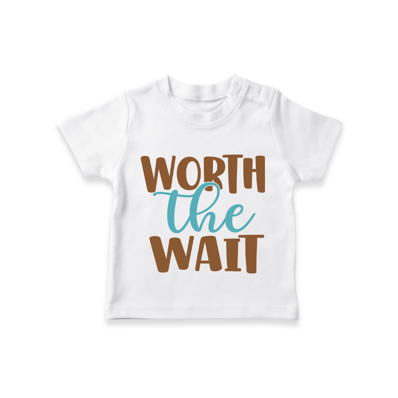 Worth the Wait TShirt | Personalized Baby TShirt for the Long-Awaited Miracle - WHITE - 0-5 Months Old (Chest 17")