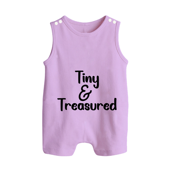 Tiny & Treasured Romper Suit | Personalized Baby Romper Suit for Your Little Treasure - LILAC - 0 - 5 Months Old (Chest 18")