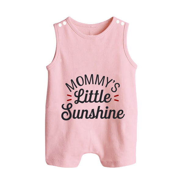Mommy's Little Sunshine Romper Suit | Personalized Baby Romper Suit for Mommy's Sunshine - BABY PINK - 0 - 5 Months Old (Chest 18")