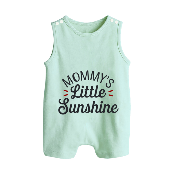 Mommy's Little Sunshine Romper Suit | Personalized Baby Romper Suit for Mommy's Sunshine - MINT GREEN - 0 - 5 Months Old (Chest 18")