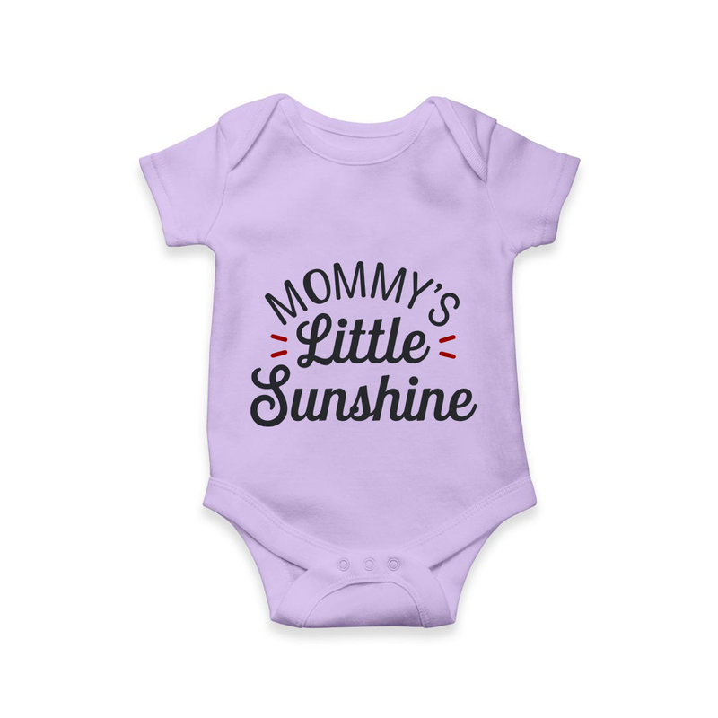 Mommy's Little Sunshine Romper | Personalized Baby Romper for Mommy’s Sunshine - LILAC - New Born (Chest 14")