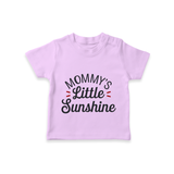 Mommy's Little Sunshine TShirt | Personalized Baby TShirt for Mommy's Sunshine - LILAC - 0-5 Months Old (Chest 17")