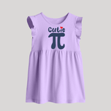 Cutie Pie Baby Frock | Custom BabyFrock for Your Little Cutie - LILAC - 0 - 3 Months Old (Chest 17")