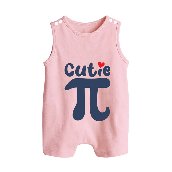 Cutie Pie Romper Suit | Custom Baby Romper Suit for Your Little Cutie - BABY PINK - 0 - 5 Months Old (Chest 18")