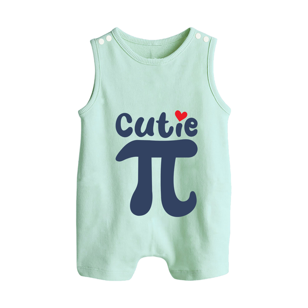 Cutie Pie Romper Suit | Custom Baby Romper Suit for Your Little Cutie - MINT GREEN - 0 - 5 Months Old (Chest 18")
