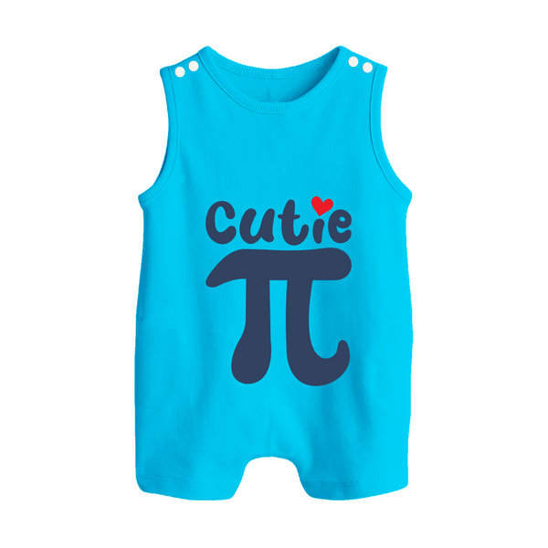 Cutie Pie Romper Suit | Custom Baby Romper Suit for Your Little Cutie - SKY BLUE - 0 - 5 Months Old (Chest 18")