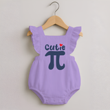 Cutie Pie Romper Frock | Custom Baby Romper Frock for Your Little Cutie - LILAC - 0 - 3 Months Old (Chest 19")