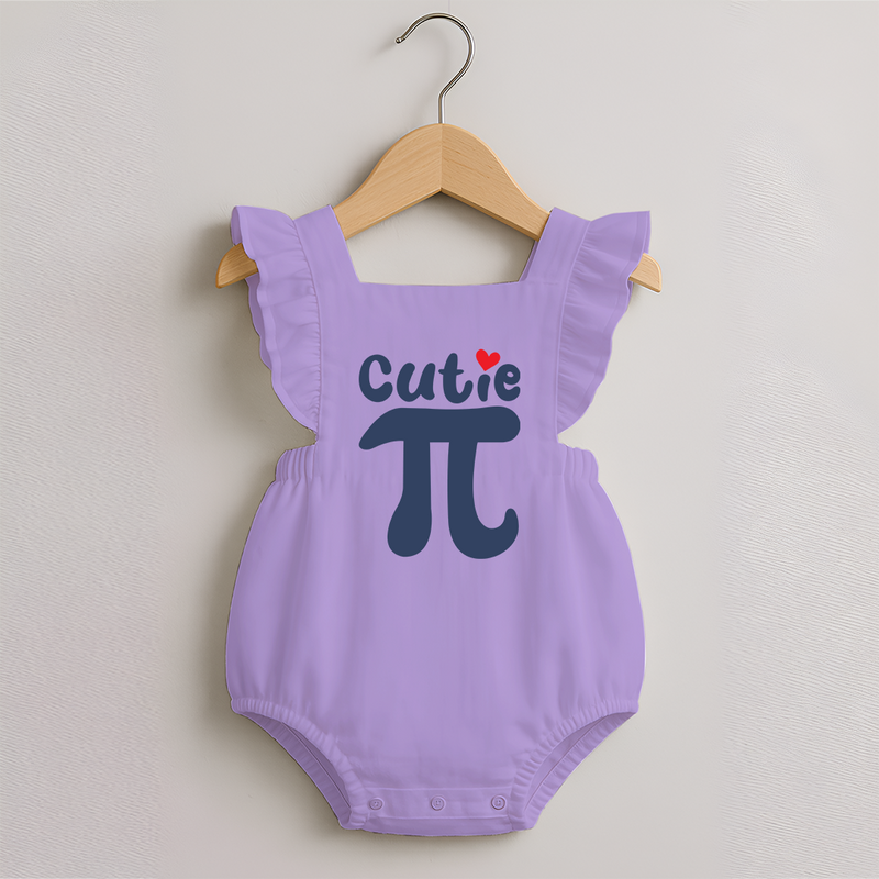 Cutie Pie Romper Frock | Custom Baby Romper Frock for Your Little Cutie - LILAC - 0 - 3 Months Old (Chest 19")