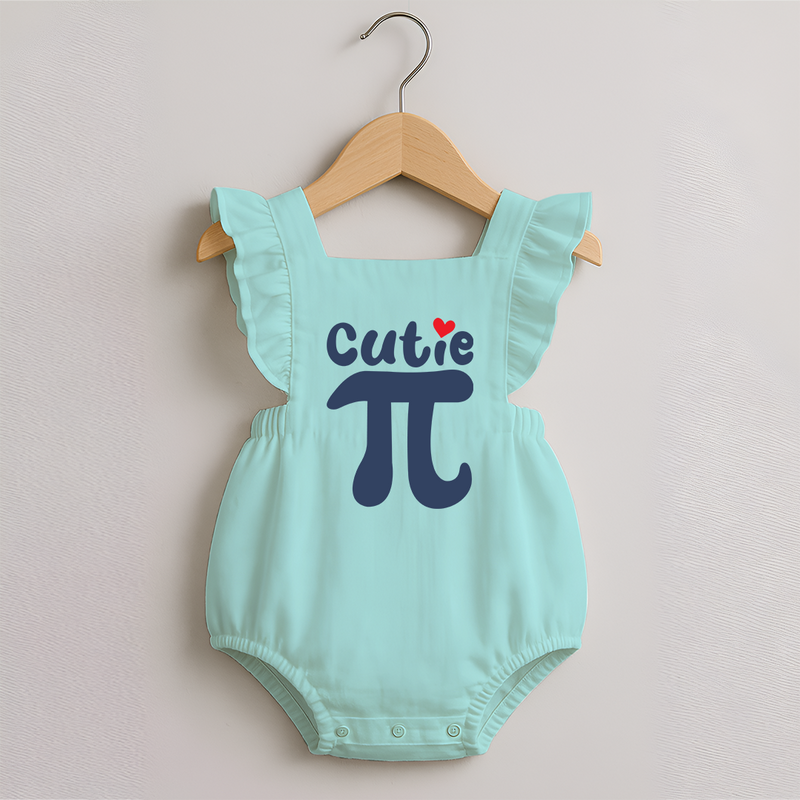Cutie Pie Romper Frock | Custom Baby Romper Frock for Your Little Cutie - MINT GREEN - 0 - 3 Months Old (Chest 19")