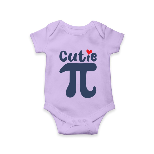 Cutie Pie Romper | Custom Baby Romper for Your Little Cutie - LILAC - New Born (Chest 14")