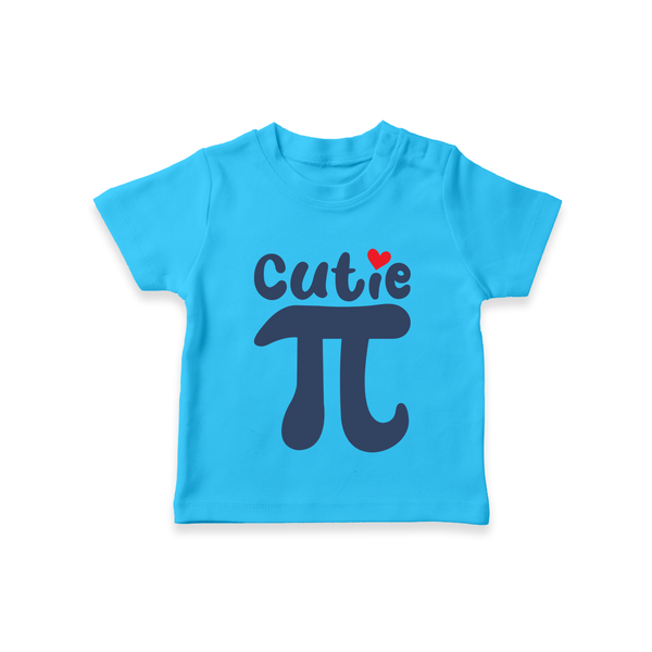 Cutie Pie TShirt | Custom Baby TShirt for Your Little Cutie - SKY BLUE - 0-5 Months Old (Chest 17")